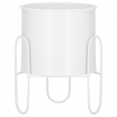 (DL) Suport ghiveci metalic alb GA165, inaltime 21cm