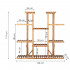 Stand de flori din lemn cu 15 etajere suport GA200, 119x120cm [16]
