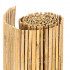Panou paravan gard din bambus natural, inaltime 180 cm, lungine 500 cm, lamele 15mm, maro natur [6]