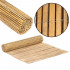Panou paravan gard din bambus natural, inaltime 120 cm, lungine 300 cm, lamele 15mm, maro natur [2]
