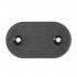 Set accesorii montaj prindere panou de gard din PVC, 26 cleme si 26 agrafe de fixare, gri inchis [6]