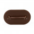 Set accesorii montaj prindere panou de gard din PVC, 26 cleme si 26 agrafe de fixare, maro [3]