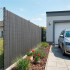 Panou de gard pentru intimitate in gradina, lamele PVC ce imita bambusul, protectie UV, 500x140 cm, gri [16]