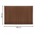 Panou de gard pentru intimitate in gradina, lamele PVC ce imita bambusul, protectie UV, 400x100 cm, maro [2]