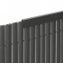 Profil mascare PVC pentru panou de gard, 100 cm, protectie margine, gri [5]