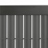 Profil mascare PVC pentru panou de gard, 100 cm, protectie margine, gri [6]