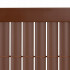 Profil mascare PVC pentru panou de gard, 100 cm, protectie margine, maro [7]