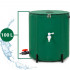 Rezervor pliabil pentru colectarea apei de ploaie, 100 L, PVC 1000D, cu 2 robinete si sistem preaplin, verde [12]