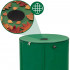 Rezervor pliabil pentru colectarea apei de ploaie, 100 L, PVC 1000D, cu 2 robinete si sistem preaplin, verde [13]