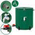 Rezervor pliabil pentru colectarea apei de ploaie, 100 L, PVC 1000D, cu 2 robinete si sistem preaplin, verde [14]