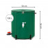 Rezervor pliabil pentru colectarea apei de ploaie, 100 L, PVC 1000D, cu 2 robinete si sistem preaplin, verde [29]