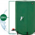Rezervor pliabil pentru colectarea apei de ploaie, 250 L, PVC 1000D, cu 2 robinete si sistem preaplin, verde [8]