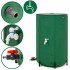 Rezervor pliabil pentru colectarea apei de ploaie, 250 L, PVC 1000D, cu 2 robinete si sistem preaplin, verde [10]