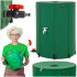 Rezervor pliabil pentru colectarea apei de ploaie, 500 L, PVC 1000D, cu 2 robinete si sistem preaplin, verde [2]