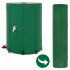 Rezervor pliabil pentru colectarea apei de ploaie, 500 L, PVC 1000D, cu 2 robinete si sistem preaplin, verde [12]