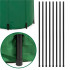 Rezervor pliabil pentru colectarea apei de ploaie, 500 L, PVC 1000D, cu 2 robinete si sistem preaplin, verde [14]
