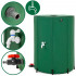 Rezervor pliabil pentru colectarea apei de ploaie, 500 L, PVC 1000D, cu 2 robinete si sistem preaplin, verde [17]