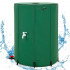 Rezervor pliabil pentru colectarea apei de ploaie, 500 L, PVC 1000D, cu 2 robinete si sistem preaplin, verde [4]