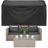 Husa mobilier gradina, impermeabila, cu protectie UV, 242x162x100cm, negru [20]