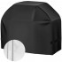 Husa de protectie pentru gratar, tesatura oxford impermeabila, protectie UV, 100x66x80 cm, negru [2]