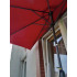 Umbrela balcon 270x250 cm, montaj pe perete, cu manivela si husa impermeabila, poliester 180g/mp, rosu [2]