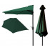 Umbrela de balcon pentru perete, jumatate, cu manivela, 270cm, verde [4]