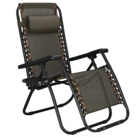 Sezlong pliabil cu spatar reglabil, structura metalica, material textilene, 175x67 cm, maro Sezlong pliabil cu spatar reglabil, structura metalica, material textilene, 175x67 cm, maro