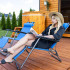 Sezlong pliabil SERSIMO GC4, Relax Zero Gravity, 80x60x153cm, Albastru deschis [5]
