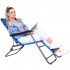 Sezlong pliabil SERSIMO GC4, Relax Zero Gravity, 80x60x153cm, Albastru deschis [10]