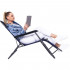 Sezlong pliabil SERSIMO GC12, Relax Zero Gravity, 80x60x153cm, Albastru inchis [5]