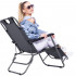 Sezlong pliabil SERSIMO GC13, Relax Zero Gravity, 80x60x153cm, Gri [16]
