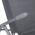 Sezlong pliabil Zero Gravity cu sezut din textilene, capacitate 120 kg, 60x185x96 cm, gri [4]