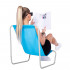 Scaun de plaja Sersimo GC026, pliabil, 90kg, 52x88cm, albastru [4]