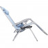 Sezlong scaun pliant plaja sau gradina, Siesta, gravitatie zero, cu tetiera, albastru deschis [21]
