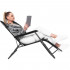 Sezlong pliabil Relax Zero Gravity, 80x60x153cm, negru [14]