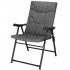 Scaun pliabil pentru terasa sau camping, sezut si spatar cu burete, maxim 120kg, gri [7]
