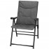 Scaun pliabil pentru terasa sau camping, sezut si spatar cu burete, maxim 120kg, gri [8]