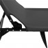 Fotoliu pliabil 2 in 1 tip sezlong, cu 5 pozitii, structura metalica si saltea inclusa, 180x58x89 cm, gri [17]