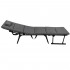 Fotoliu pliabil 2 in 1 tip sezlong, cu 5 pozitii, structura metalica si saltea inclusa, 180x58x89 cm, gri [9]