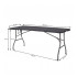 Masa dreptunghiulara pliabila multifunctionala, 1.8 m x 0.75 m x 0.75 m, neagra [13]
