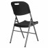 Scaun pliant din plastic pentru catering sau terasa, sarcina 150kg, negru [8]