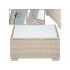 Set mobilier gradina 7 piese, canapea modulara colt L sau U, perne groase, masa cu blat sticla, technoratan, bej [10]