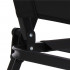Scaun metalic plabil pentru gradina, camping sau plaja, 50x53x61cm, negru [28]