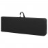 Set masa pliabila cu 2 banci, 180 cm, negru, HDPE si cadru metalic anticoroziv [19]