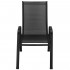 Set 2 scaune gradina, cadru metalic, textilene, maxim 120 kg, 92x53x72 cm, negru [13]