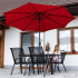 Set 2 scaune gradina, cadru metalic, textilene, maxim 120 kg, 92x53x72 cm, negru [27]