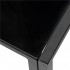 Set mobilier gradina 4 piese, masa cu sticla securizata, 2 scaune si canapea, cadru metalic, negru [12]