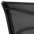 Set mobilier gradina 4 piese, masa cu sticla securizata, 2 scaune si canapea, cadru metalic, negru [22]