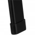 Set mobilier gradina, 2 scaune si masa rotunda, blat sticla, cadru metalic, 60x70 cm, negru [21]