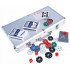 (DL) Set de Poker Complex cu 300 de jetoane, 2 seturi carti, 5 zaruri, in servieta aluminiu [3]